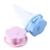 Filtro de lavadora anti-enrollamiento tipo flor de ciruelo para quitar pelo flotante, bola de lavado, filtro de pelo flotante, azul, venta al por mayor transfronteriza