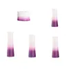 Botellas de set de cuidado de la piel tipo reloj de arena en stock, 30 ml-120 ml, botellas de vidrio cónicas para loción acuosa, botellas dispensadoras de crema de 50 g, materiales de embalaje