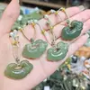 Venta al por mayor del fabricante Candado de Paz Xiangyun Ruyi, Colgante Buda de Agua Clara de Jade Hetian, Colgante Hebilla de Paz de Jade Hetian