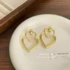 Pendientes de liquidación europeos y americanos más vendidos transfronterizos, llenos de diamantes, artesanía resistente, sensación de alta gama, estilo único, pendientes de botón para mujer, venta al por mayor