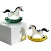 Adorno de Vidrio Esmaltado Zibo Año del Caballo, Caballo Mecedora de Carrusel, Carrusel, Adorno de Artesanía de Vidrio My Little Pony