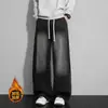 Jeans de Mezclilla con Salpicaduras de Color de Alta Calle para Hombre, Pierna Recta Versátiles, Tallas Grandes para Hombre, Novedad Primavera 2026