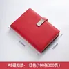 Cuaderno A5 Personalizado Libro de Registro de Reuniones Sencillo para Oficina de Negocios Cuaderno Engrosado con Hebilla que Se Puede Imprimir con Logo