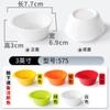 Plato pequeño de melamina de colores para salsas, Vajilla comercial tipo porcelana, Plato en forma de corazón con asa, Plato para condimentos, Plato para condimentos de restaurante de hot pot