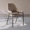 Silla de comedor de estilo italiano para uso doméstico, silla de mesa de comedor minimalista moderna de lujo ligero, taburete, silla con respaldo minimalista, modelo de diseñador de alta gama