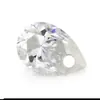 Pedra Solta de Moissanita em Formato de Pera, Cor D, Moissanita de Furo Único, Pedra Solta de Moissanita em Formato de Gota d'Água, Face de Anel, Envio Direto do Fabricante da Fonte