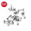 Pendientes Versátiles de Moda para Mujer, Tachuelas de Labios en Stock, Titanio G23 de Grado Implante Titanio F136, Múltiples Formas Anillos para Labios