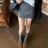 Novedades de Primavera~ Zapatos Planos Juveniles con Estampado de Leopardo y Punta Redonda con una Sola Correa, Zapatos Mary Jane con Estampado de Leopardo para Mujer