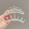 Accesorio para el Cabello de Alta Gama para Niñas Corona Peine con Pedrería de Princesa Peine para el Cabello de Niña Peineta de Alta Gama Estilo Coreano
