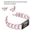 Adequado para Fitbit charge6 Smart Strap charge5 Grande D Metal Diamond Watch Strap Spot