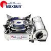 Horno de casete portátil MAXSUN MS-8000DFS, mini horno de gas, caldera de fuego de doble llama