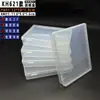 Caixa Plástica Transparente com Tampa Caixa de Armazenamento de Peças de Joia Caixa de Embalagem para Ferramentas Caixa de Subembalagem à Prova de Poeira para Produto Acessórios de Celular