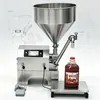 Máquina Llenadora de Salsa Chuanshanyi L80 para Salsa de Chile, Pasta de Carne, Pasta de Ajo, Gránulos y Pastas Espesas con Función de Pesaje y Llenado Cuantitativo