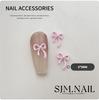 Arte de Uñas Japonés Tamaño Grande Pequeño Lazo Cinta Corbata Joyería Estilo Ins Color Aleación Uñas Accesorios DIY Lote