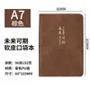 A7 Pequeño Cuaderno Portátil Piel Suave Bolsillo Cuaderno Simple Memo Libro de Palabras Tamaño Pequeño