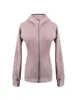 Chamarra con Capucha Rosa Ajustada para Mujer, Otoño, Ceñida a la Cintura, Deportiva, Estilo Coreano, Súper Bonita, Principios de Otoño, Única, Bonita Prenda