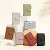 Carteira Feminina Europeia e Americana 80% de Desconto Grande Capacidade High-End Ins Clutch Curto Porta-Cartões de Couro Bolsa para Revenda
