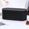 Caja de Cuero Sintético para Secadora de Pelo en Stock, Caja de Regalo para Rizador, Caja de Almacenamiento de Cuero, Logo Personalizable