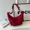 Bolsa de Lienzo Nueva Transfronteriza para Mujer Bolsa de Viaje Cruzada Bolsa Dumpling Gran Capacidad Bolso de Hombro Productos de Fábrica Venta al por Mayor Versátil