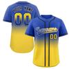 Camiseta de beisebol gradiente 2023 estampada com nome pessoal número listrada hip hop roupa esportiva camiseta de beisebol