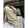 Pantalones caqui fgza Americano funcional tala 07qwer peto marca de moda para hombre high street holgados rectos