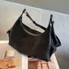 Bolso tote vintage bandolera de cuero genuino Shanxia Yousong para mujer, bolso de hombro de ante esmerilado de piel de vacuno de grano superior