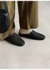 Pantuflas tejidas retro estilo francés para mujer, Verano 2026, Pantuflas planas antideslizantes para exterior, Sin cordones