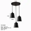 Nuevo candelabro para comedor, diseño de tres cabezas, mesa de comedor simple, estilo popular, lámpara de noche para dormitorio, lámpara creativa para barra de bar, arte de madera y hierro