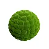 Bola de musgo bola de flor pedra de musgo decoração de paisagem em miniatura acessórios de combinação plantas verdes ornamentos de exibição de janela teto