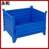 Jiangsu Acero Pesado Marco de Hierro Caja de Volteo Metal Plegable Caja de Chatarra Jaula de Almacenamiento de Lámina de Hierro Se Puede Apilar