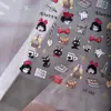 Adesivos de nail art do anime "O Serviço de Entregas da Kiki" de Hayao Miyazaki, capa de celular DIY em relevo, adesivos decorativos adesivos para planner