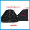 Protectores de Esquina, Cajas de Cartón Anticolisión, Protectores de Esquina de Plástico, Protectores de Esquina de Tres Lados Anticaídas, Protectores de Esquina de Plástico Negros para Comercio Electrónico, Negro Anticolisión para Muebles
