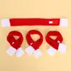 Sombrero de Navidad para Mascotas Transfronterizo Sombrero Navideño para Perro Sombrero de Felpa Decoración para Fiesta Navideña de Gatos y Perros Suministros