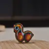 Sândalo Ano do Cavalo Boa Sorte Prosperidade Dinastia Tang Zodíaco do Cavalo Corrente de Celular Chaveiro Cavalo Pingente do Ano do Cavalo Pingente de Natal