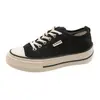 Zapatos de Lona Blancos Leche con Suela Gruesa para Mujer 2026 Nuevos de Primavera Versátiles Estudiantiles Zapatos de Tabla Transpirables Casuales Blancos