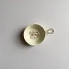 Plato cerámico color crema oso de dibujos animados conejo plato para salsas dumpling sushi plato de vinagre tamaño pequeño plato para mojar