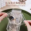 Bolsa Selladora para Joyería de PVC Bolsa Auto-sellante Anti-oxidación Transparente Engrosada Caja de Joyería para Aretes Pulseras Cadenas Bolsa de Almacenamiento Envío Gratis