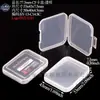 Paquete múltiple de tarjeta TF + estuche para tarjeta SD, estuche de plástico para tarjeta TF, caja de embalaje para tarjeta de memoria de cámara, estuche de PP para tarjeta Micro SD
