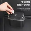 Cubo de Basura Colgante para Respaldo de Asiento de Coche con Tapa, Cubo de Basura para Puerta de Coche, Caja de Almacenamiento, Accesorios Prácticos para Coche