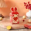 Cajas de dulces para bodas, recuerdos de boda, cajas creativas de empaque de dulces de dibujos animados, suministros para bodas al por mayor