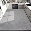 Tapetes de Piso para Cozinha São Antiderrapantes, à Prova de Óleo, Laváveis com Pano, Laváveis, Tapetes Impermeáveis e Resistentes a Manchas de PVC, Especiais para Uso Doméstico, Tapetes de Piso para Cozinha de Cobertura Total
