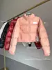 Comércio Exterior Transfronteiriço, North Face 84, design curto, jaqueta de plumas de inverno, casaco puffer feminino, agasalho estiloso e confortável