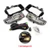 Adecuado para Nissan 17-20 Jinke/Kicks conjunto de luz antiniebla delantera lámpara antiniebla lámpara de parachoques delantero configuración de bajo nivel