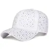 Gipsofila Hotfix Boné Coreano Bico de Pato Aba Larga Boné de Baseball Strass Proteção Solar Primavera Verão Casual Chapéu de Topo Macio Strass