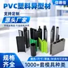 Perfis plásticos de PVC personalizados, perfis plásticos extrudados, tiras plásticas, tiras anti-colisão de PC para bordas de guarda-roupa e mesa