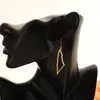 Pendientes de Acero Inoxidable Hip-Hop Transfronterizos Europeos y Americanos, Personalizados, Exagerados, Simples, Pendientes de Nicho, Pendientes, Regalos para Chicas al por Mayor