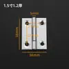Bisagra de acero inoxidable 304 bisagra plana de apertura abierta para puerta de gabinete bisagra engrosada mini bisagra de acero inoxidable puerta y ventana de gabinete plegable
