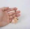 Dibujo Animado Animal Lindo Oso de Peluche Colgante de Lana Colgante de Bolso Tejido para Mamá Llavero Regalo Regalo