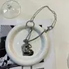 Design de nicho amor colar empilhado para mulheres 2023 novo personalizado corrente de clavícula de luxo leve corrente de pescoço