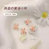 Accesorios Populares de Arte para Uñas de Dibujos Animados Oso Marrón Pequeño Capibara Resina Decoraciones de Uñas Otoño e Invierno Venta al por Mayor